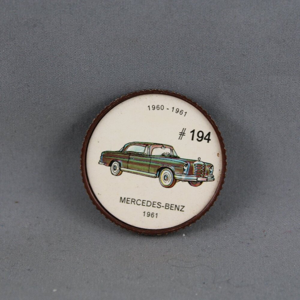 Jello Car Coins - # 194 of 200 - The Mercedes-Benz (1961)